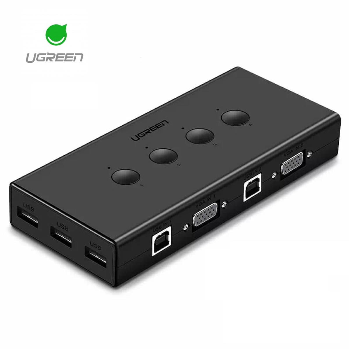 Ugreen CM154 4-Port USB KVM Switch Box - Easy Device Control