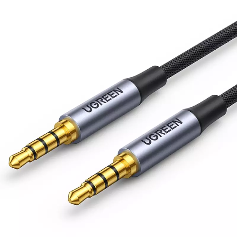 Ugreen AV183 3.5mm Male-to-Male 4-Pole AUX Cable 1.5m - Black