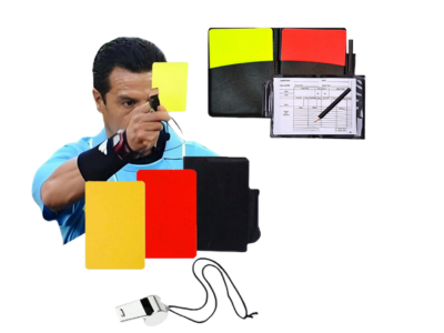 Referee Warning Cards | Red & Yellow Cards | Sports Officials
