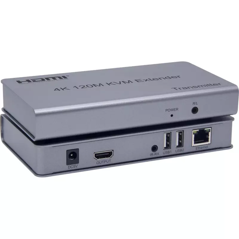 4K 120m HDMI KVM Extender with Transmitter & Receiver