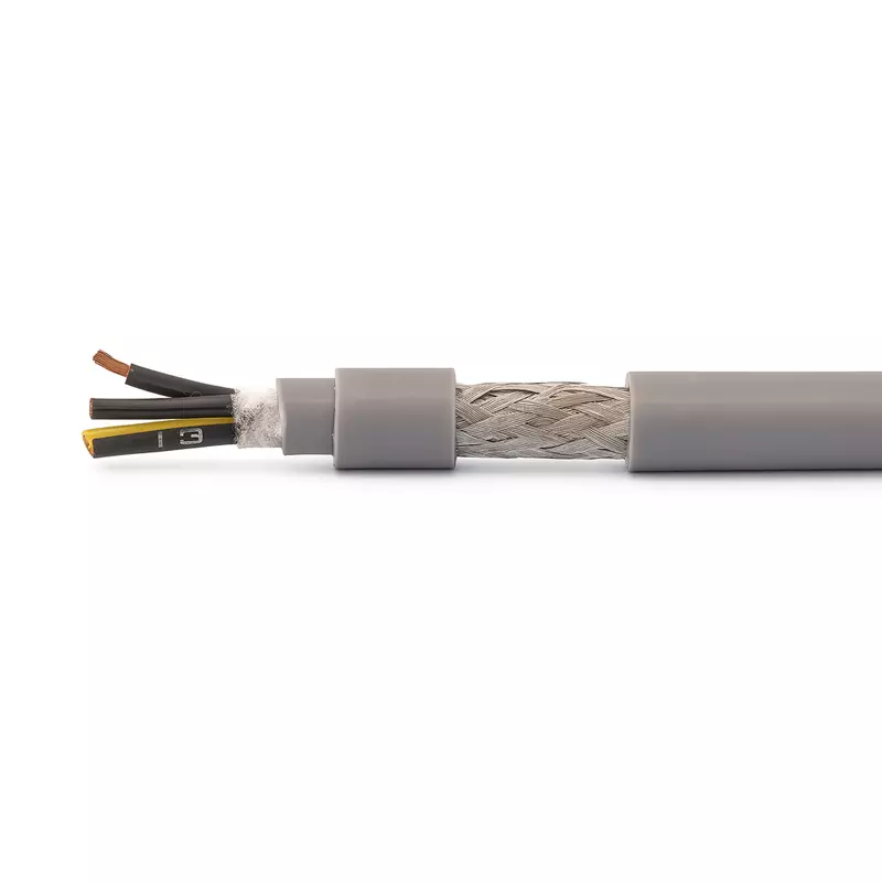 05Cx1,0mm2 braid screened PVC