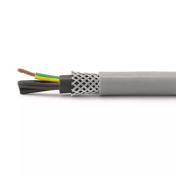 04Cx1,0mm2 braid screen, PVC