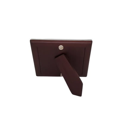 Sterling Silver Frame Beaded with Wood Back 5 x 5.. Sterling Silver Frame Beaded with Wood Back 5 x 5..