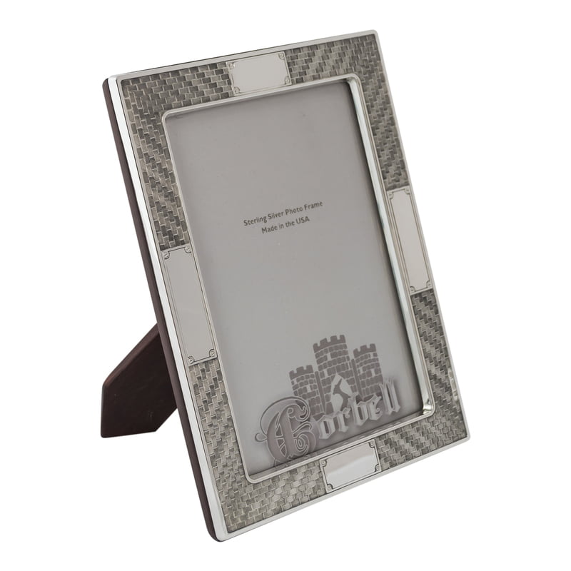 Wicker Design Sterling/Wood Frame Beveled Glass Wicker Design Sterling/Wood Frame Beveled Glass