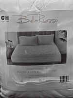 BellaRusso “Ivory Dreams” Plush Queen Mattress Pad, Private Label Exclusive