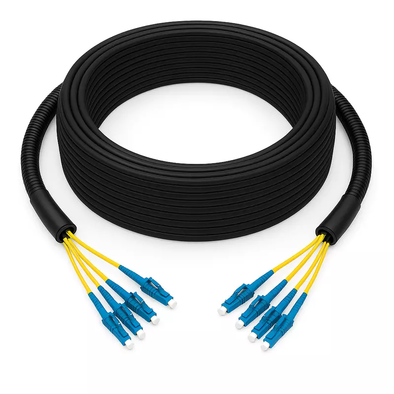 350m 4 Fibre, Singlemode LC-LC
