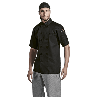 Savona Short Sleeve Chef Jacket Mens