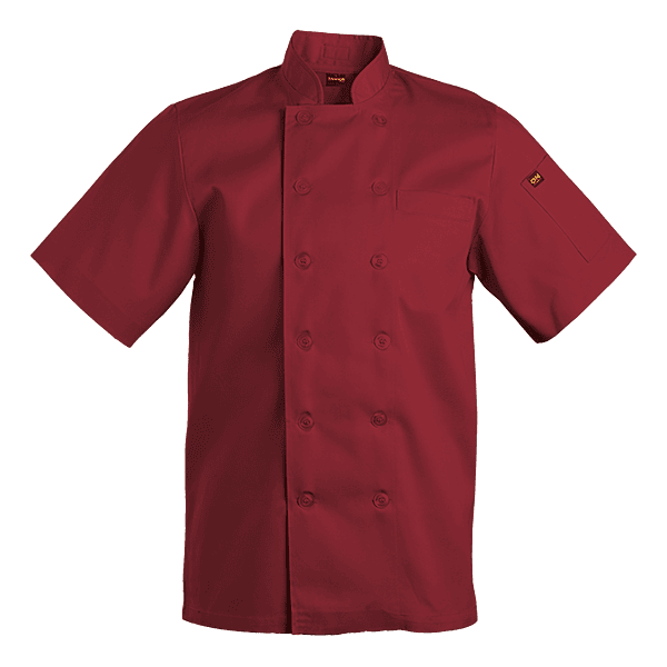 Savona Short Sleeve Chef Jacket Mens