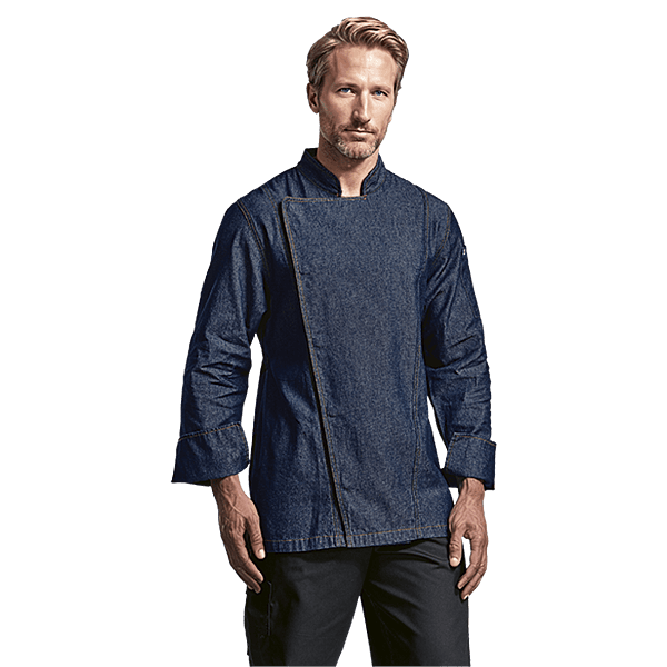 Premium Denim Chef Jacket