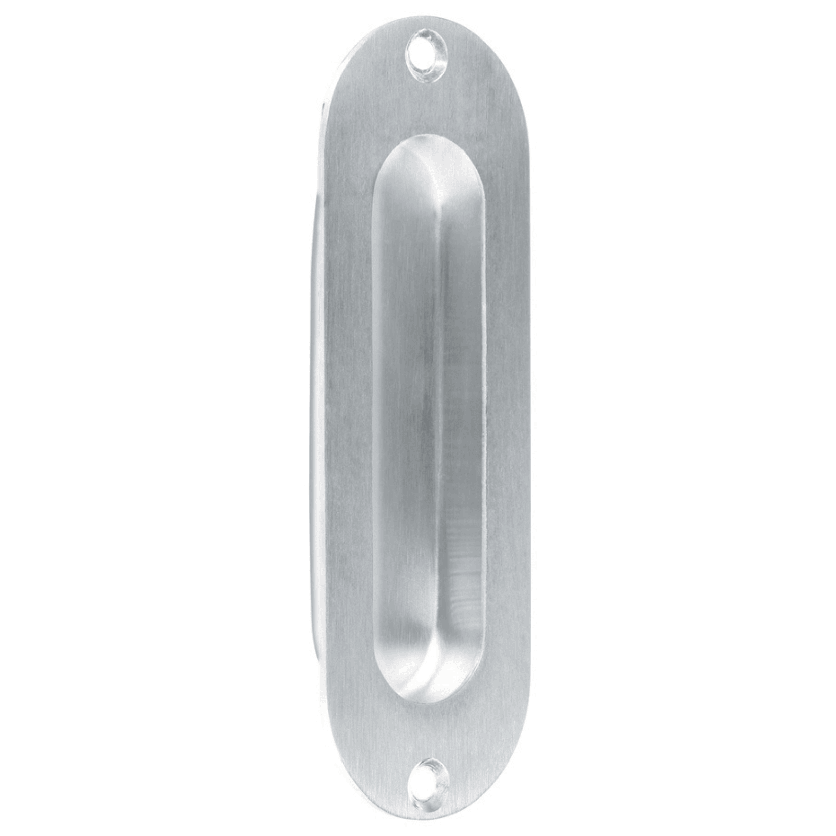 Jaladera de embutir ovalada acabado cromo mate, HERMEX-JALE-32 / 46239