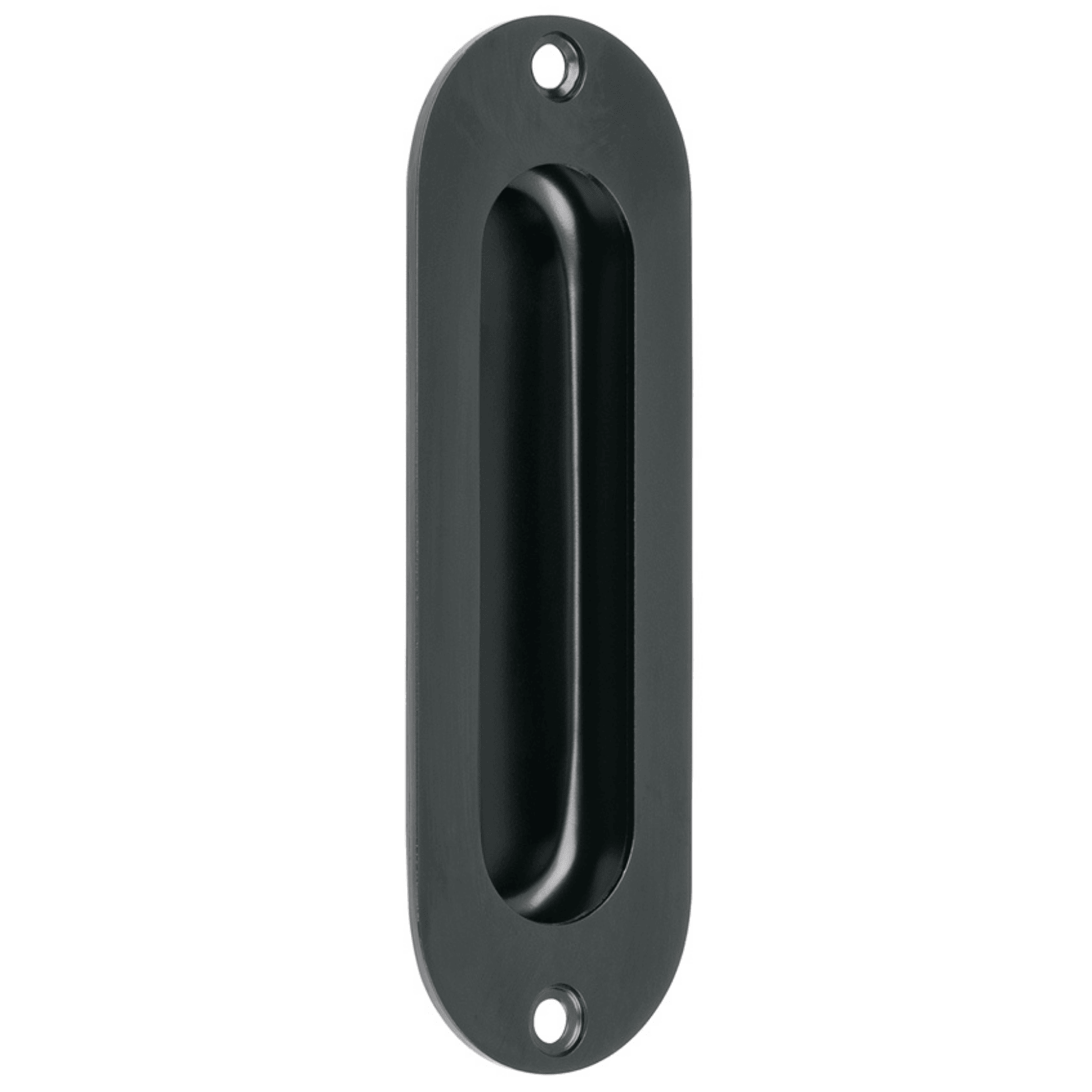 Jaladera de embutir ovalada acabado negro, HERMEX-JALE-62 / 47800