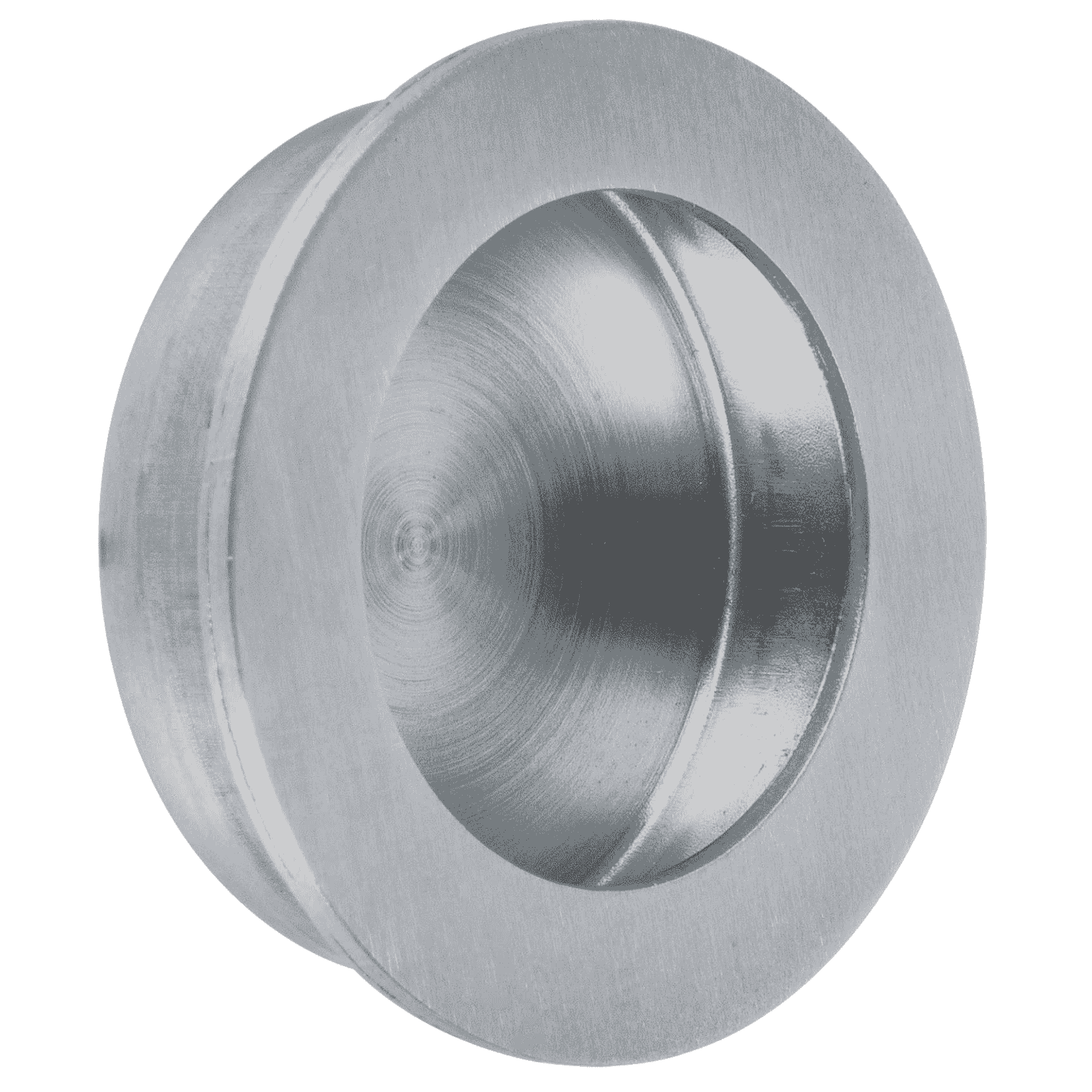 Jaladera de embutir circular No. 2 acabado cromo mate-JALED-32 / 48996