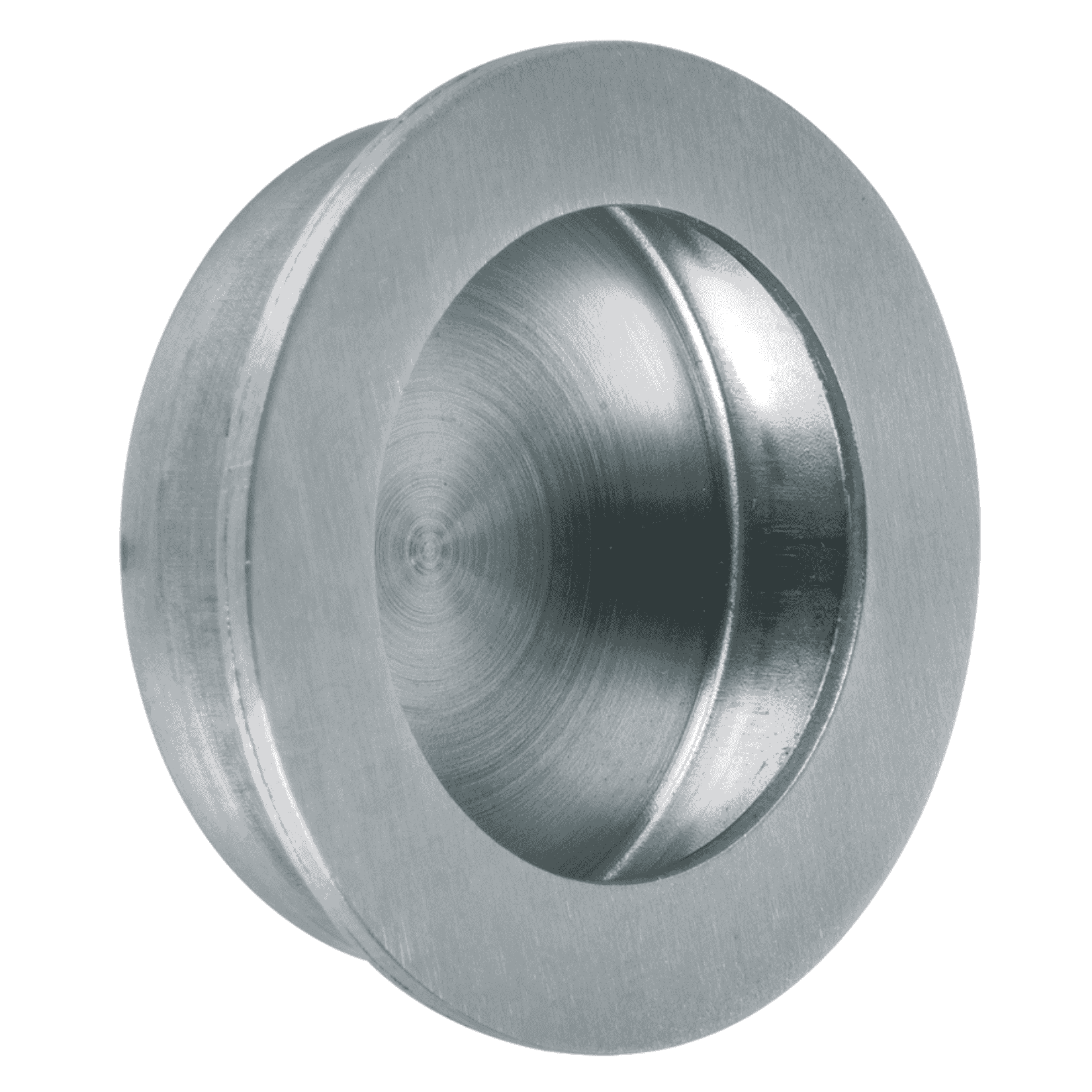 Jaladera de embutir circular No. 4 acabado cromo mate-JALED-34 / 48999