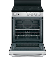 GE® JAS640RMSS 24" Free-Standing Smooth Top Front Control Range GE® JAS640RMSS 24" Free-Standing Smooth Top Front Control Range