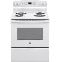 GE® JB256 ENERGY STAR® 30" Free-Standing Self-Clean Coil Burner Electric GE® JB256 ENERGY STAR® 30" Free-Standing Self-Clean Coil Burner Electric