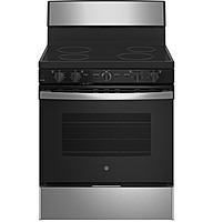 GE® JB480 30” Free-standing Electric Radiant Smooth Cooktop Range