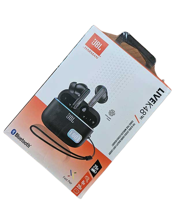 The JBL K48 Wireless Bluetooth Earbuds are compact and convenient wireless earbuds