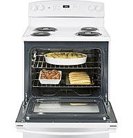 GE® JBS360DMWW ENERGY STAR® 30" Free-Standing Electric Coil Burner Range
