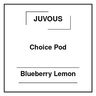 Juvous Choice Pod Blueberry Lemon