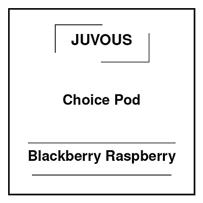 Juvous Choice Pod Blackberry Raspberry