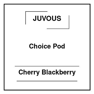 Juvous Choice Pod Cherry Blackberry