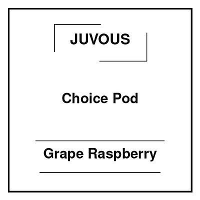 Juvous Choice Pod Grape Raspberry