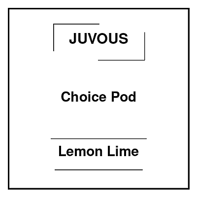 Juvous Choice Pod Lemon Lime