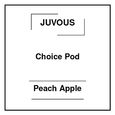Juvous Choice Pod Peach Apple