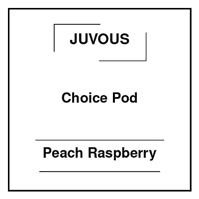 Juvous Choice Pod Peach Raspberry
