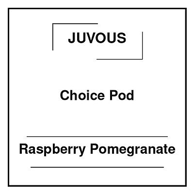Juvous Choice Pod Raspberry Pomegranate