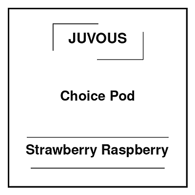 Juvous Choice Pod Strawberry Raspberry