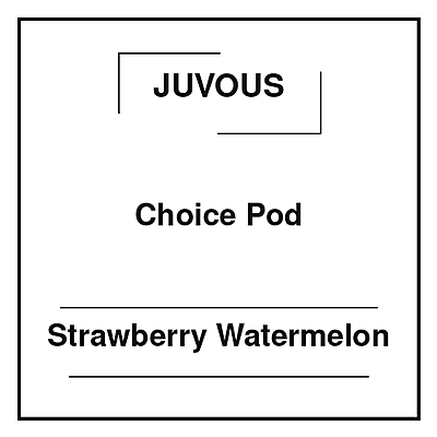 Juvous Choice Pod Strawberry Watermelon