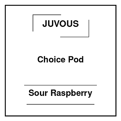 Juvous Choice Pod Sour Raspberry