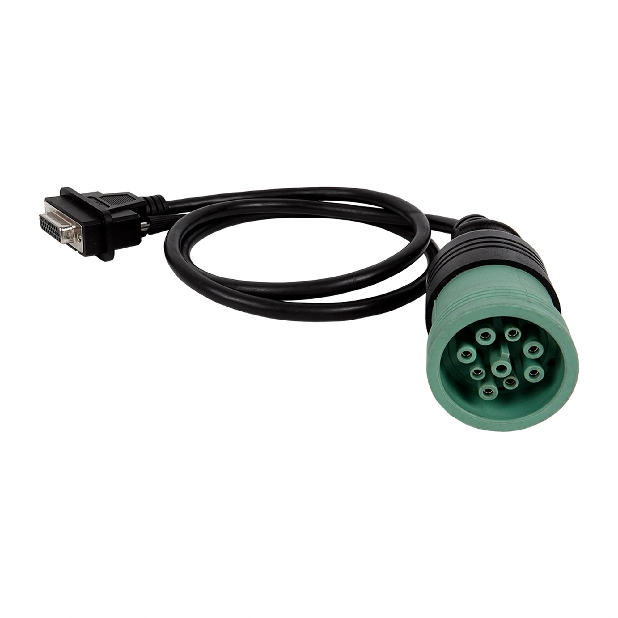 Jaltest Deutsch 9 Pin Type 2 Green (V9) Diagnostics Cable - JDC217.9