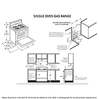 GE® JGBS66DEKBB 30" Free-Standing Gas Range GE® JGBS66DEKBB 30" Free-Standing Gas Range