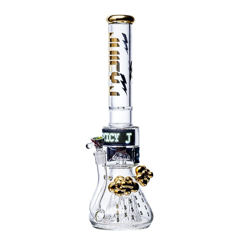 Juicy J Glass - Raining Money LED Water Pipe