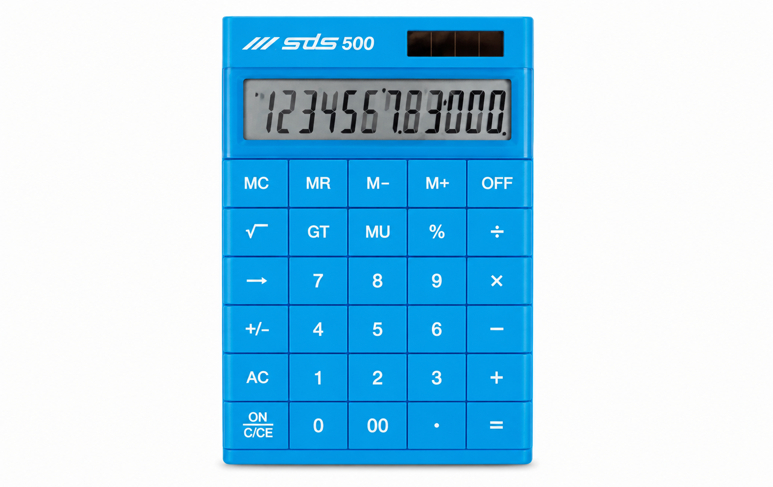 50-9912-45 - SDS 500 CALCULATOR SKY BLUE 12DIGIT