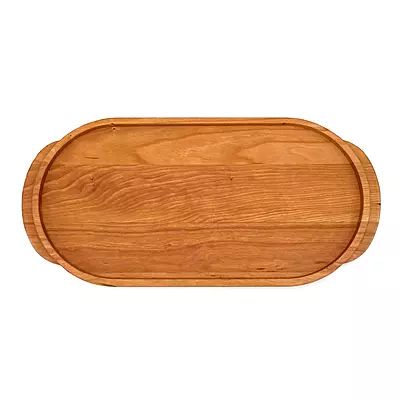 Cherry Serving & Charcuterie Board – Oval (18″)