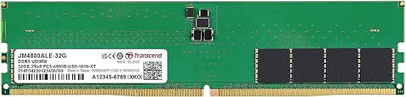 Transcend Desktop RAM DDR5 32GB 4800