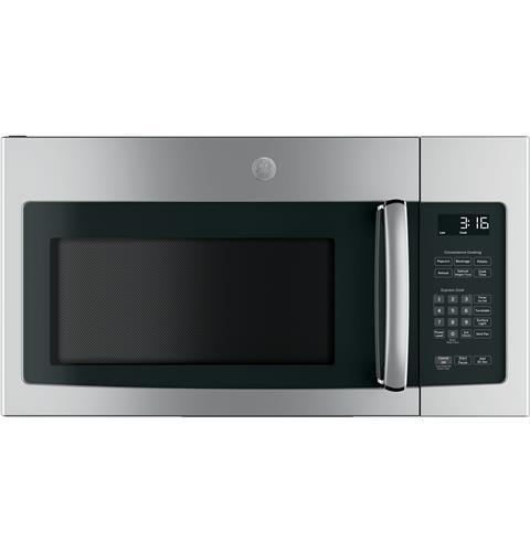 GE® JNM3163RJSS 1.6 Cu. Ft. Over-the-Range Microwave Oven with Recirculating Venting