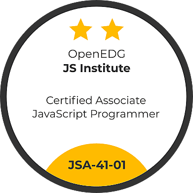 JSA – Certified Associate JavaScript Programmer Exam Voucher