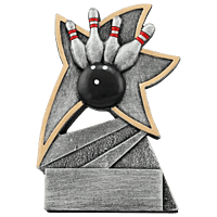 Jazz Star Resin Trophy-Bowling