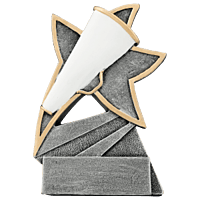 Jazz Star Resin Trophy-Cheer