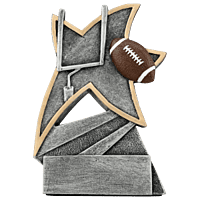 Jazz Star Resin Trophy-Football