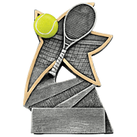 Jazz Star Resin Trophy-Tennis