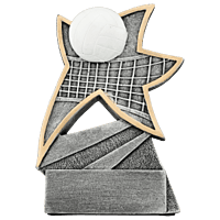 Jazz Star Resin Trophy-Volleyball