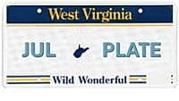 July WV Plates