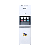 Atlantis Jumbo Plus floor standing water cooler in a modern office breakroom setting. Atlantis Jumbo Plus floor standing water cooler in a modern office breakroom setting.