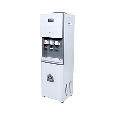 High-capacity Atlantis Jumbo Plus bottled water dispenser with hot and cold taps.