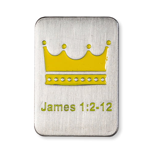 James 1 Verse Memory Pin James 1 Verse Memory Pin
